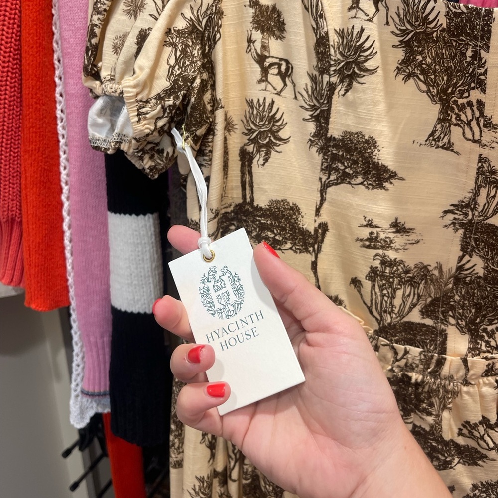 Patterned Hyacinth House Dress - Picture 4 of 4